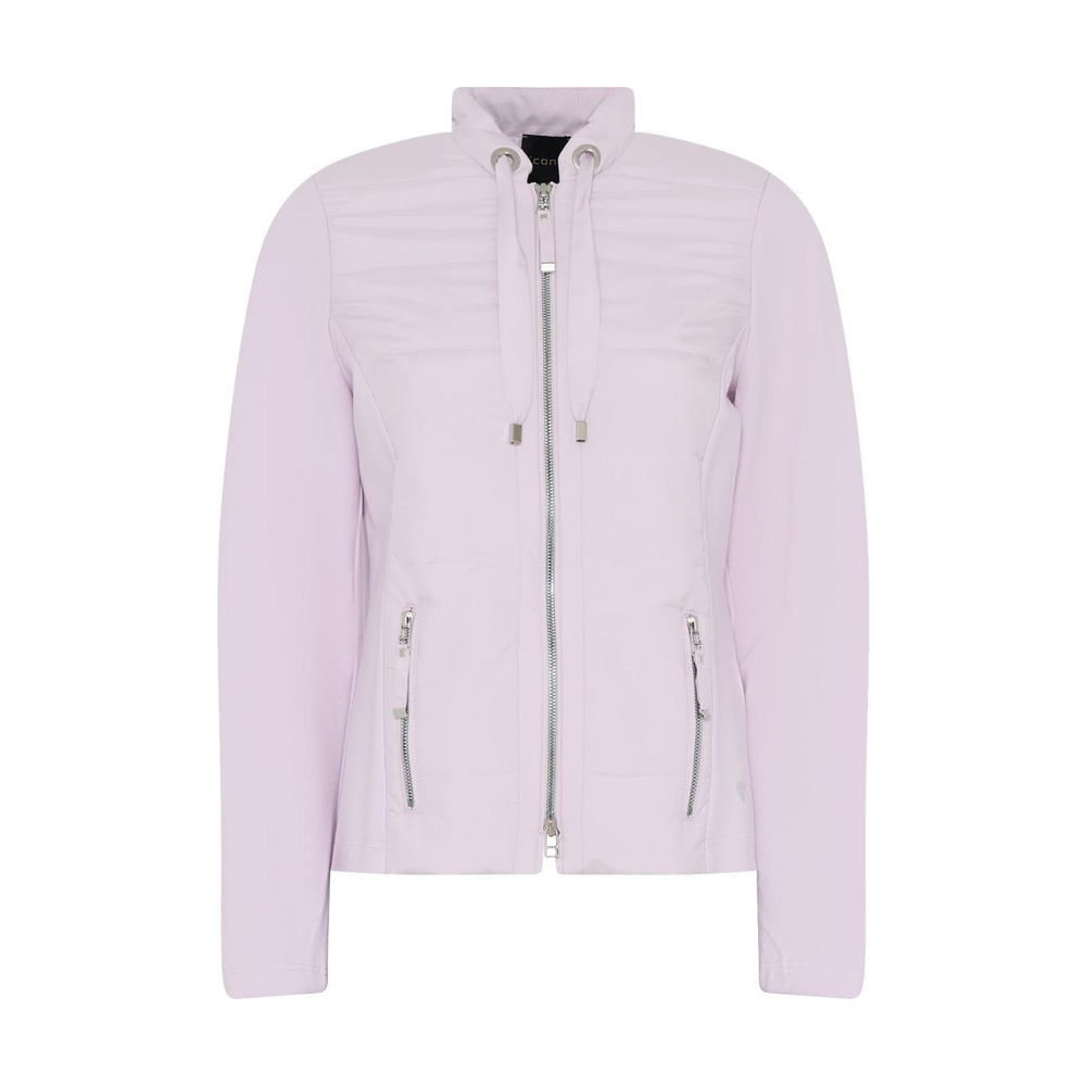 Women's Pink Jacket Size 8 I'CONA Athleisure Zip Up Athletic Casual Spring NWT